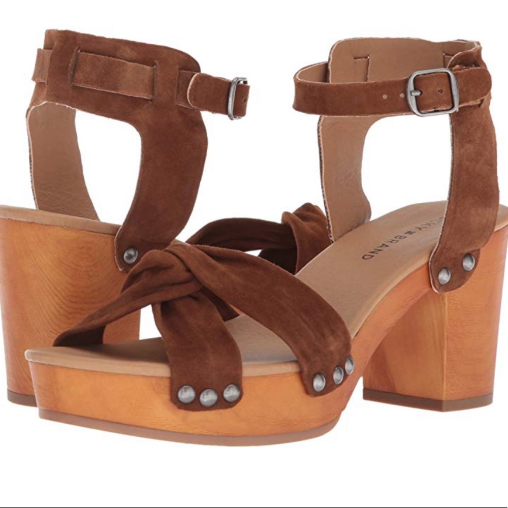 Lucky brand block heel.